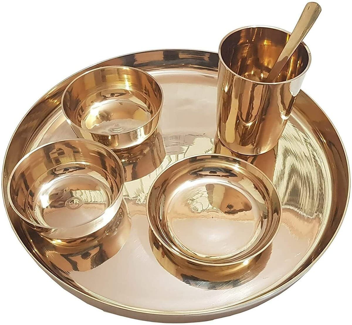 10 inch Kansa Thaali Set 1.50 kg