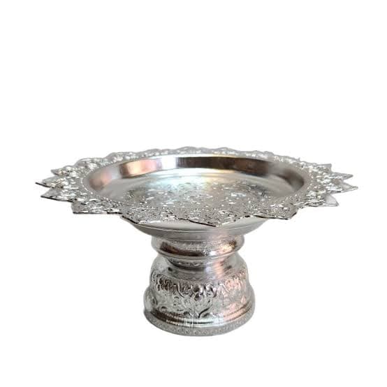 Silver Coated Puja Thali Set